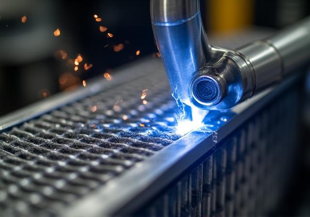 Custom intercooler fabricage proces